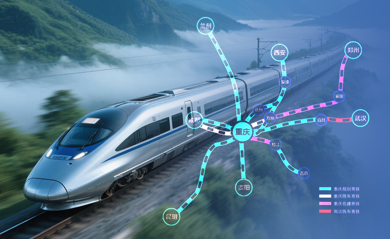 寰宇“米”字型高铁网络